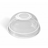 Καπάκι Διάφανο Πομπέ Φ95mm, για πλαστικά ποτήρια 300-400ml